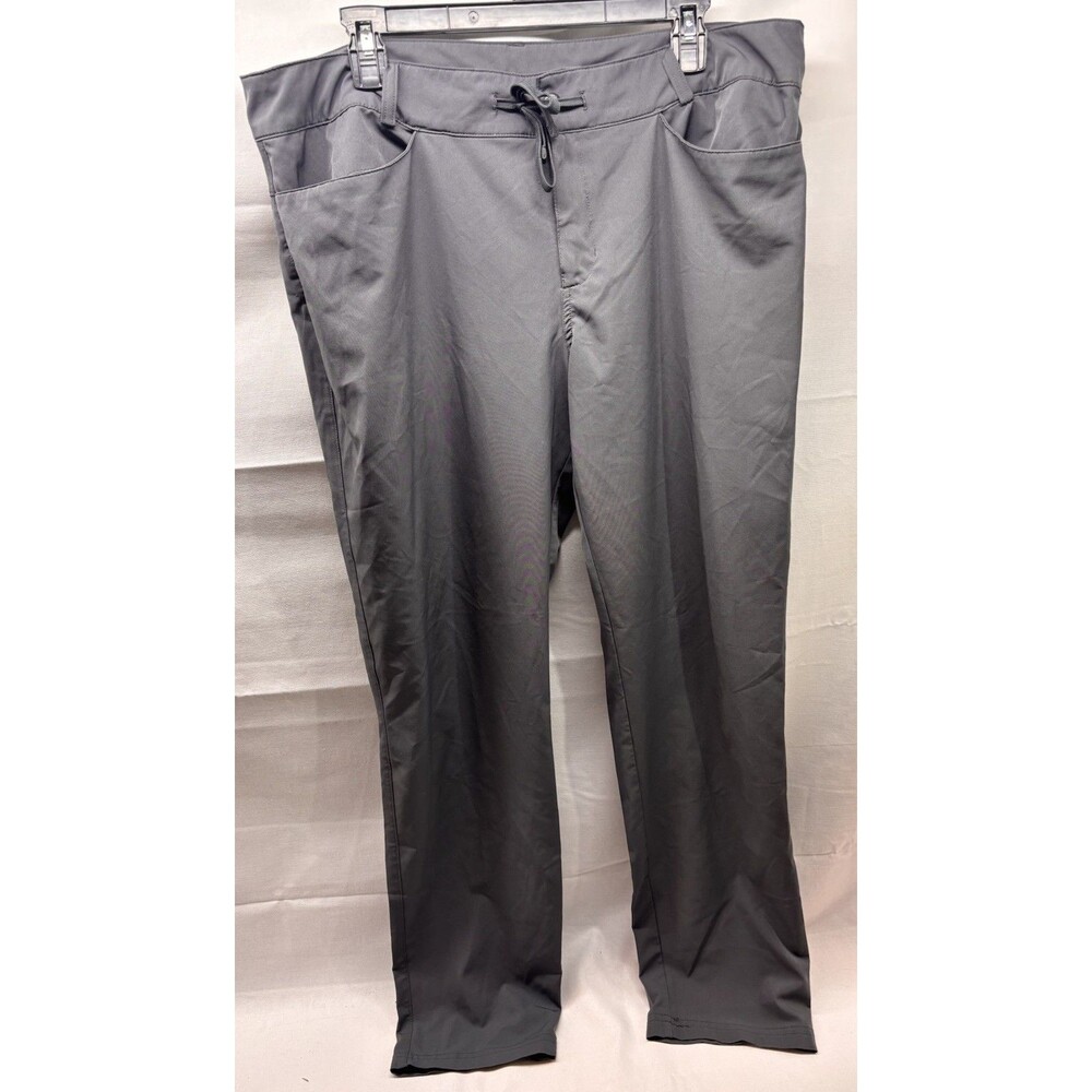 Magellan Outdoors Womens XL Gray Hiking Pants Stretch Lightweight Drawstring